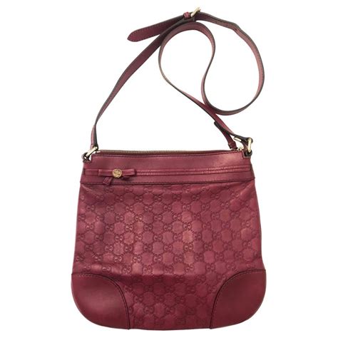 gucci red guccissima crossbody|Gucci crossbody bag sale.